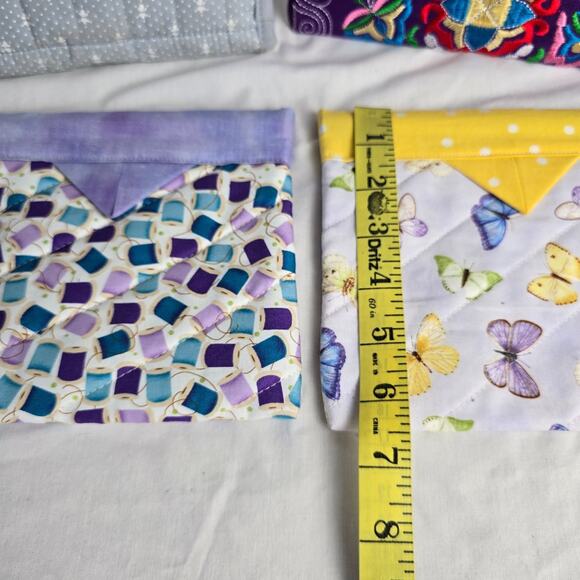 Quilted Wallet Bags Handmade in Washington State 4 Bundle Deal Multi-Color - Picture 9 of 16